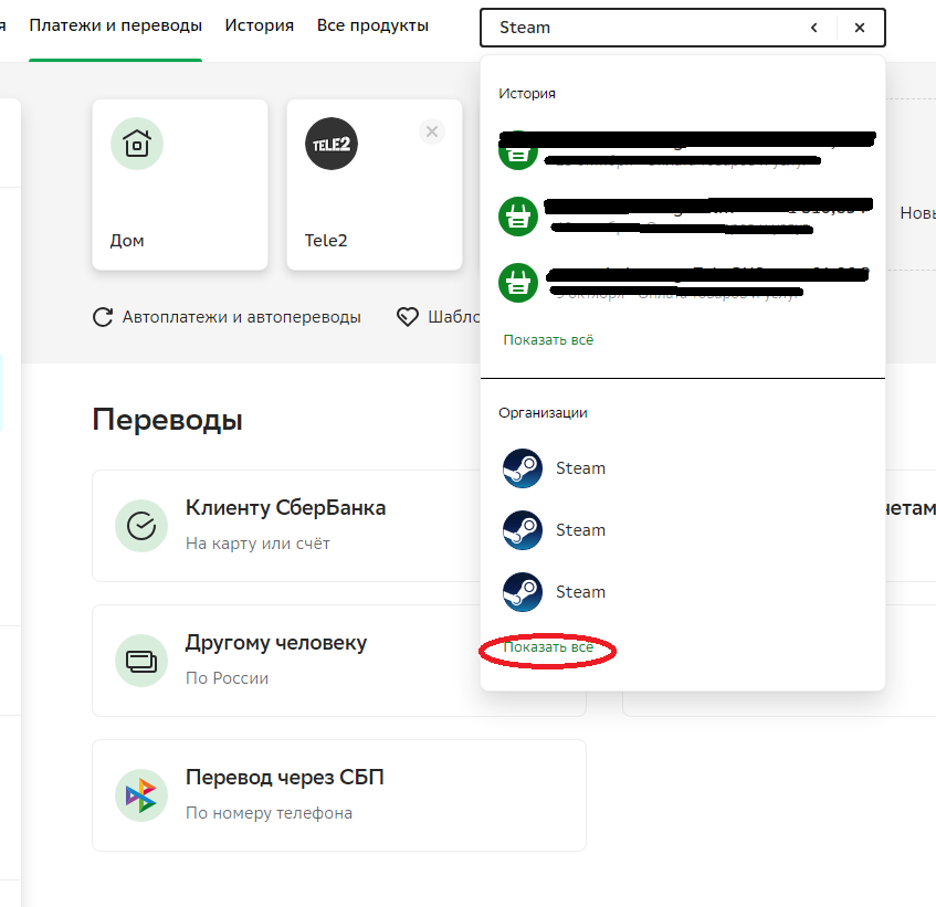 Как пополнить стим через сбербанк